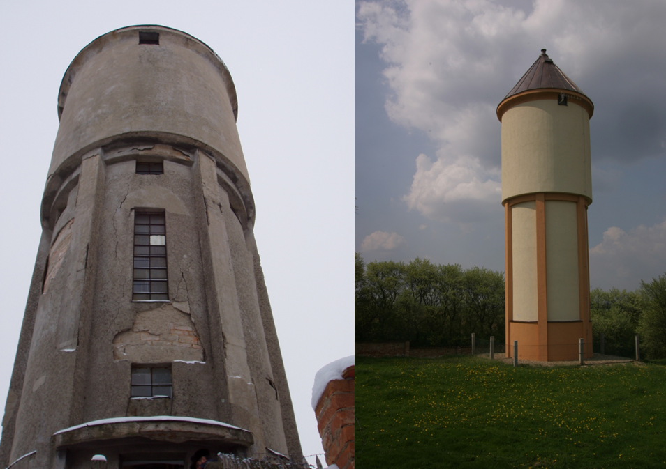 Příklady realizací – věžový vodojem Rokytovec 45 m3, 1935